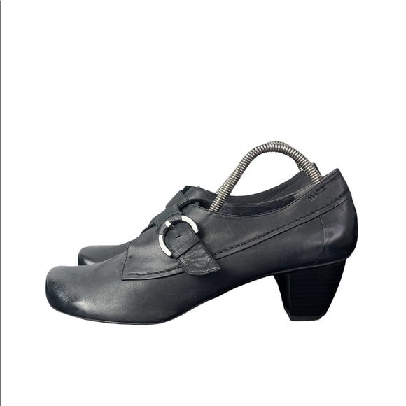 Marc Art of Walking Black Leather Shoes size 42 - Picture 1 of 9